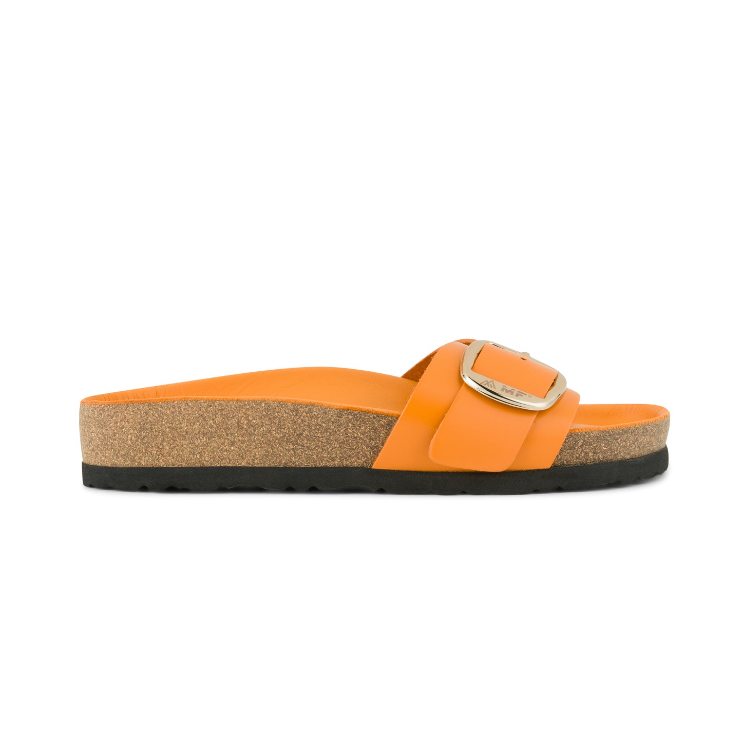 Women's Leather Sandals - Orange Strap