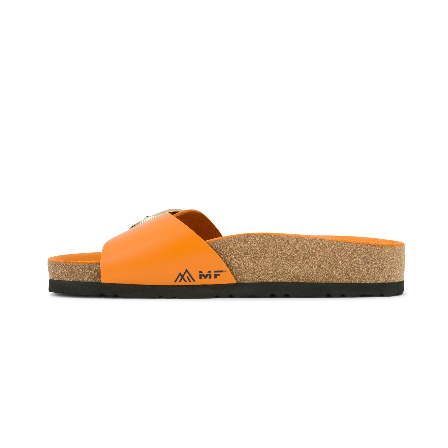 Women's Leather Sandals - Orange Strap
